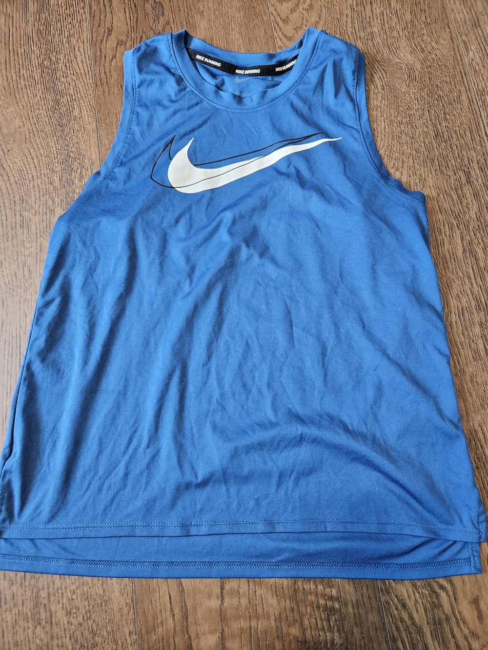 Nike Royal Blue Sleeveless Tank with White Swoosh